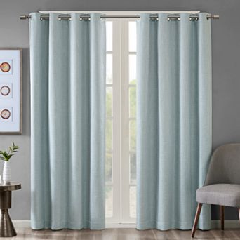 Madison Park Blackout 1-Panel Arlie Heathered Window Curtain