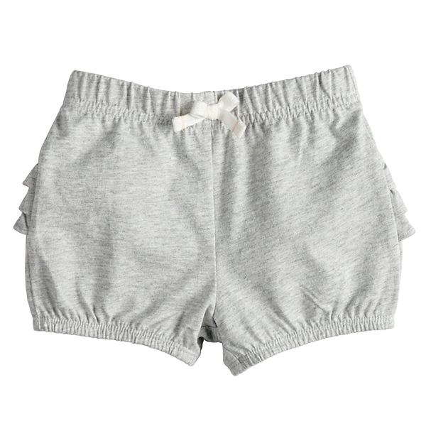Girl's Size 9 Months Jumping Beans Gray Ruffle Bubble Shorts New Nwt #10005 