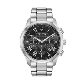 Bulova Men's Classic Wilton Stainless Steel Chronograph Watch - 96B288