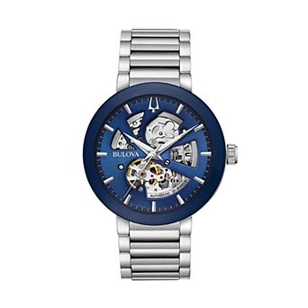 Bulova Men's Modern Automatic Stainless Steel Skeleton Watch - 96A204