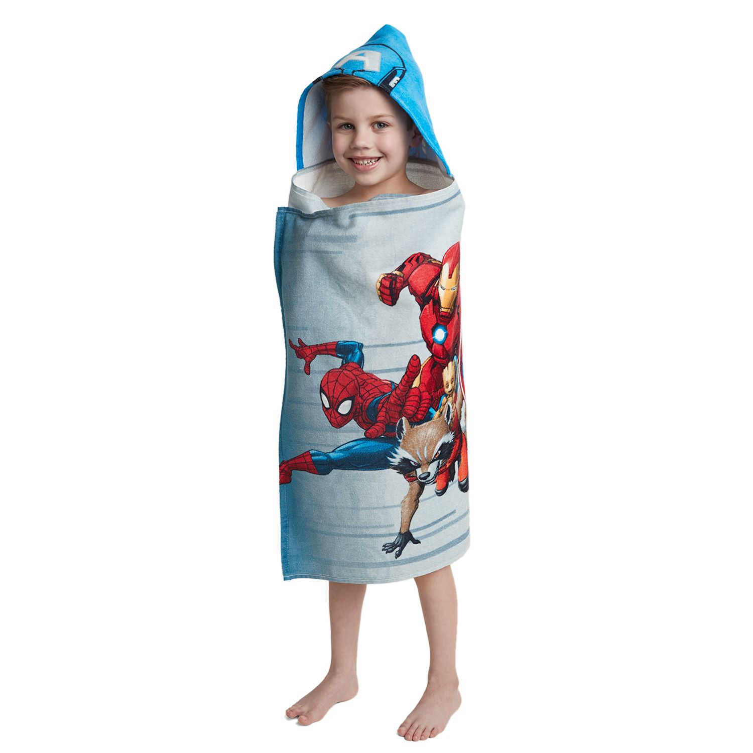 marvel hooded towel