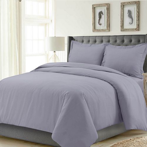 Madrid Solid Oversized Duvet Cover Set