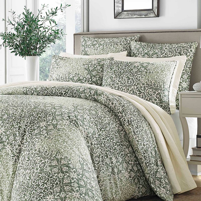 17547576 Stone Cottage Abingdon 3-piece Comforter Set, Gree sku 17547576