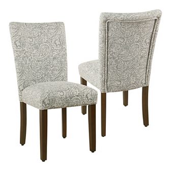 HomePop Classic Parsons Dining Chair 2 pc Set