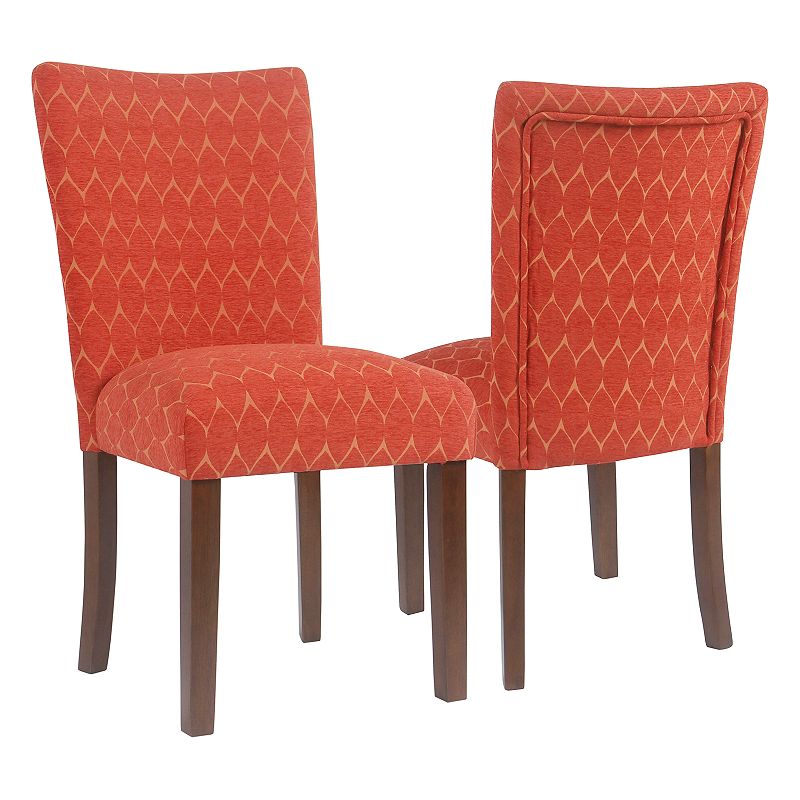 HomePop Classic Parsons Dining Chair 2-piece Set, Pink