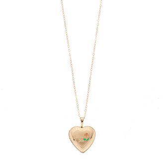 Taylor Grace 10k Gold "I Love You" Locket Necklace