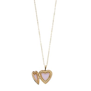 10k Gold "I Love You" Locket Necklace