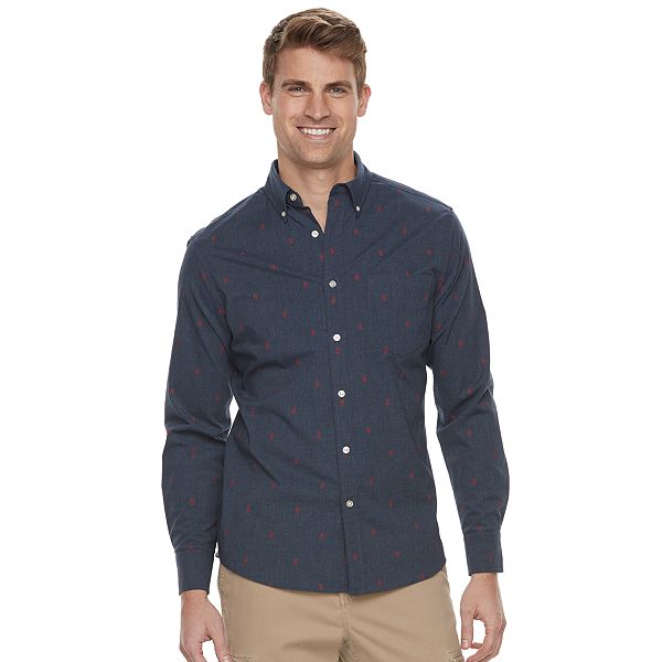 Men's Sonoma Goods For Life® Modern-Fit Poplin Button-Down Shirt