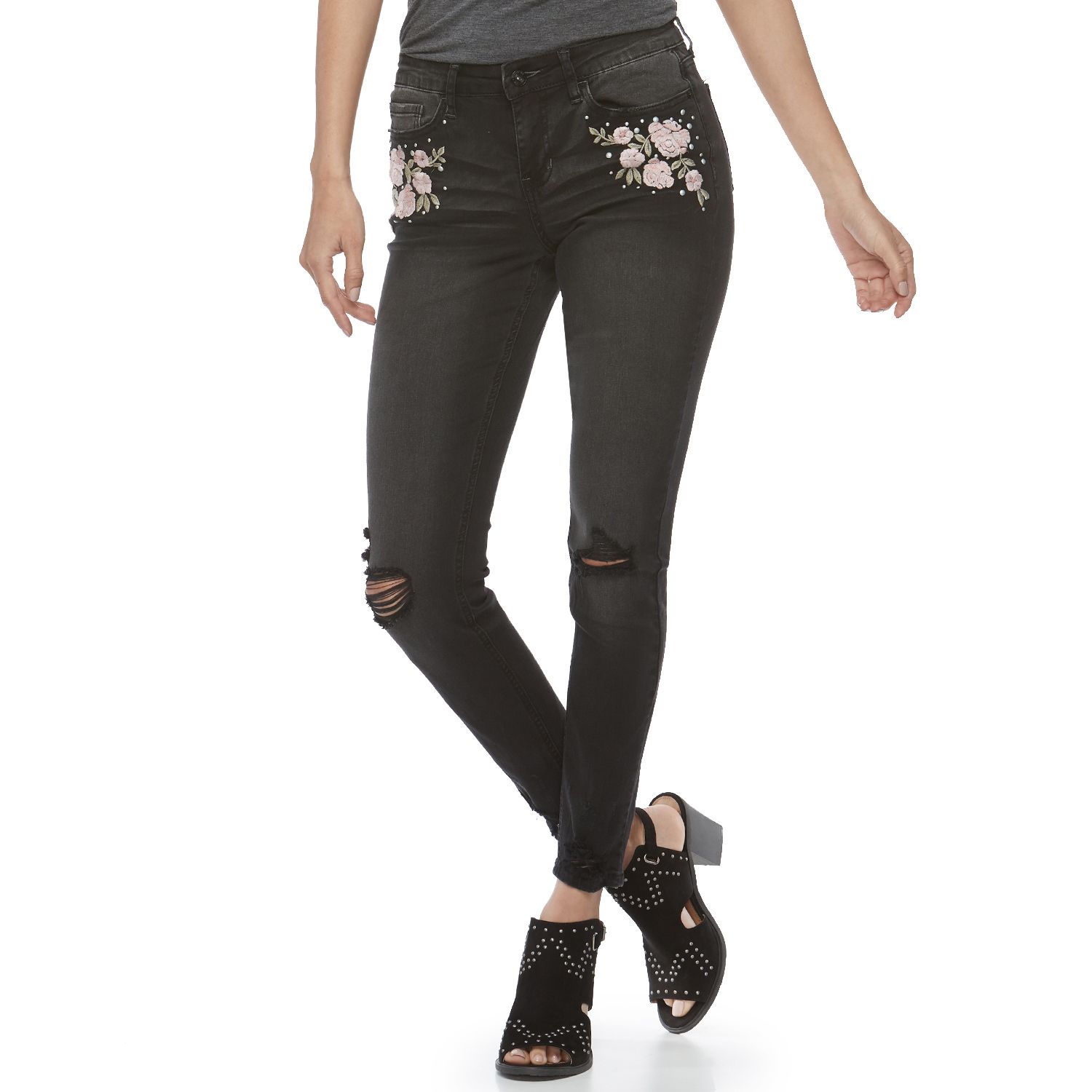 vanilla star mid rise skinny jeans