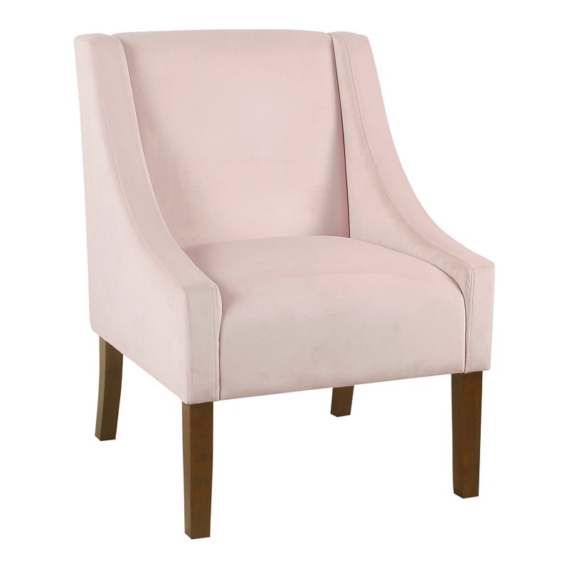 HomePop Modern Swoop Accent Chair, Multicolor
