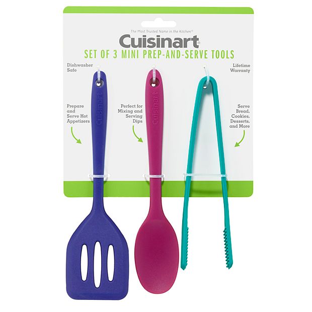 Cuisinart 3-Piece Mini Spatula Set | Bright Jewel