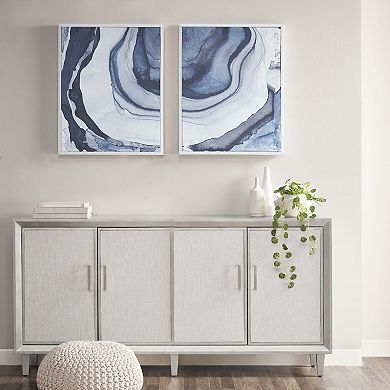 Madison Park Agate Canvas Wall Art 2-piece Set