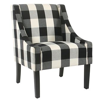 HomePop Modern Swoop Accent Chair