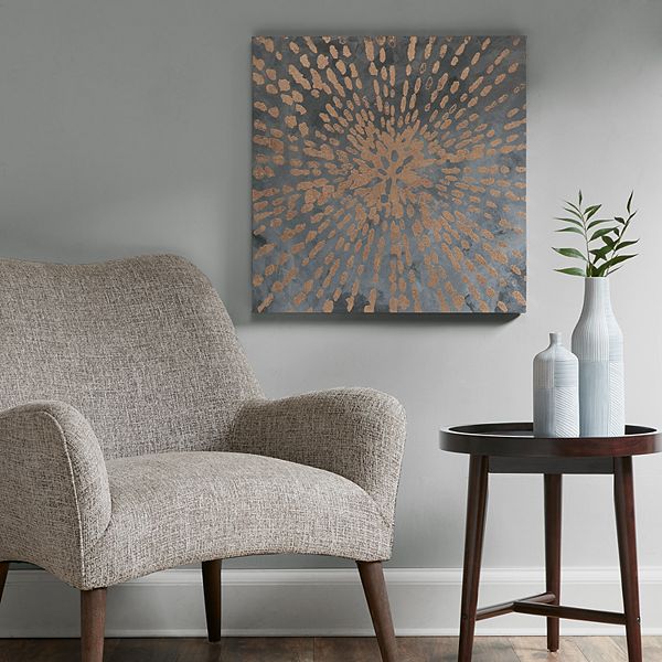 Urban Habitat Starburst Gold Foil Canvas Wall Art