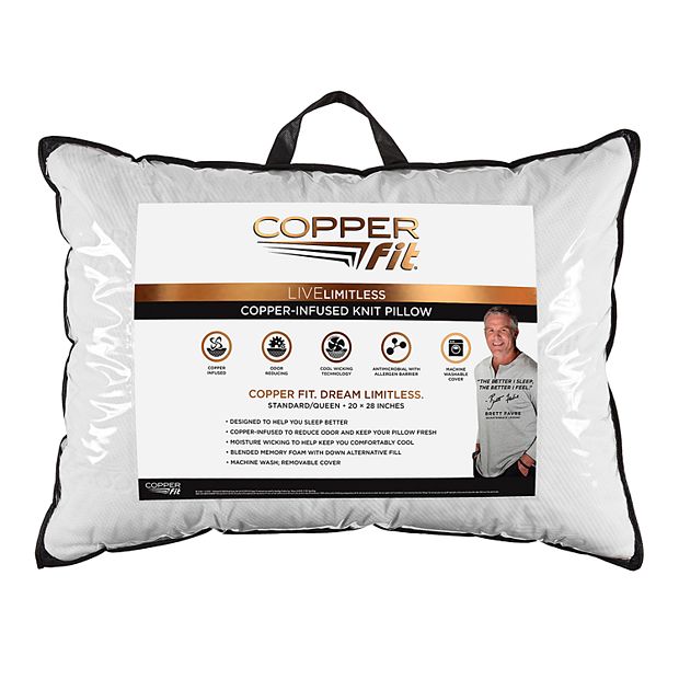 Copper Fit Angel Sleeper Memory Foam Pillow