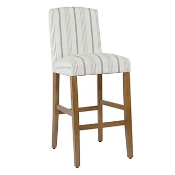 HomePop Curved Back Geometric Bar Stool