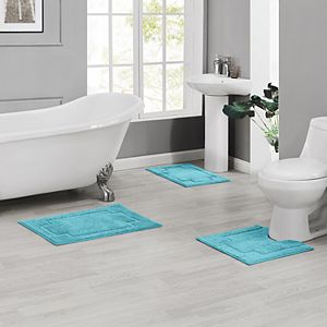 Vcny Byzantine 3 Pc Memory Foam Bath Rug Set