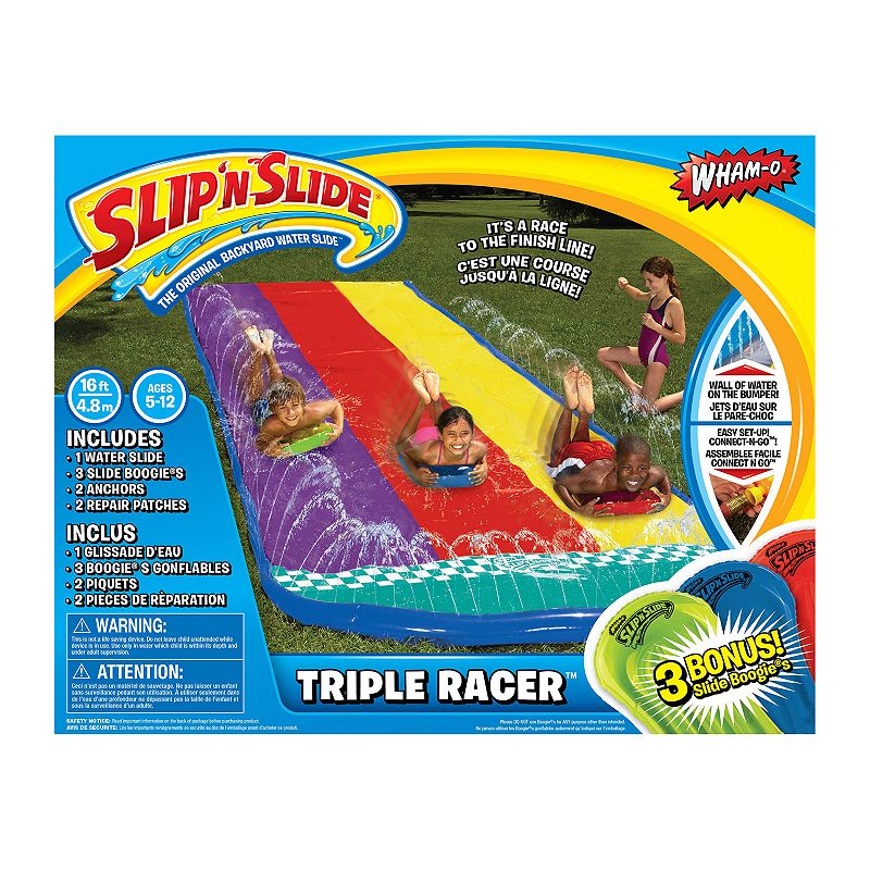 33621764 Wham-O Slip N Slide Triple Racer, Multicolor sku 33621764