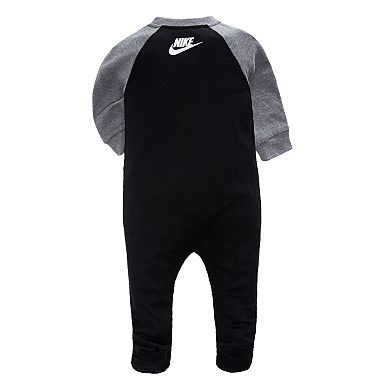 Baby Boy Nike Futura Black Footed One Piece Coverall