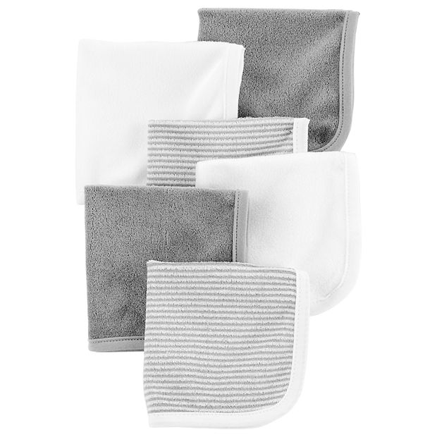 Baby Boy Carter's 6-Pack Striped & Solid Wash Cloths