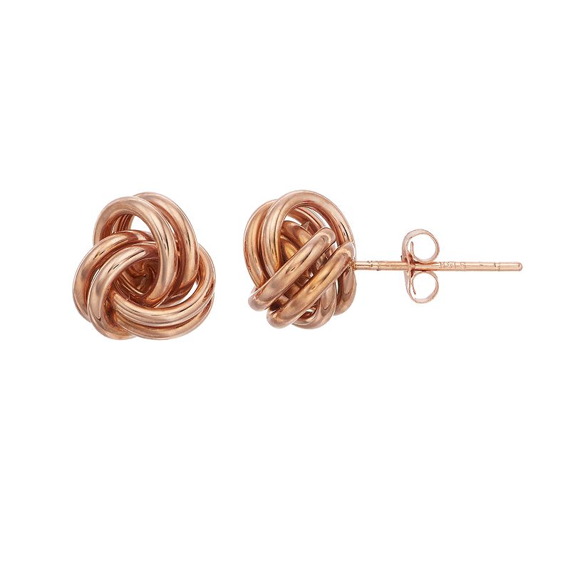 74133169 Forever 14K Love Knot Earrings, Womens, Pink sku 74133169