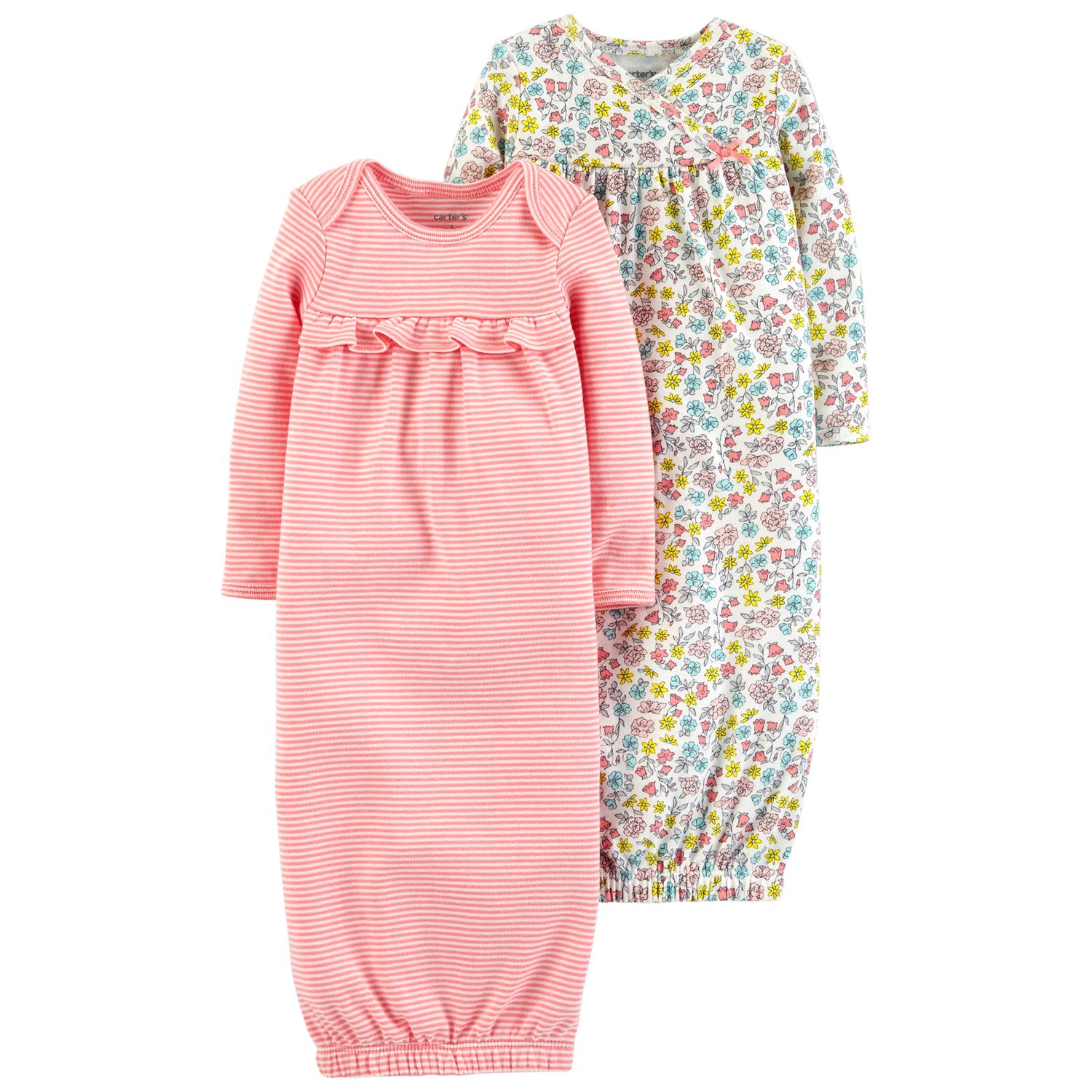 baby girl gown sleeper