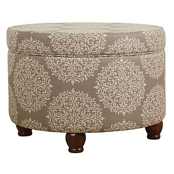 HomePop Small Storage Ottoman