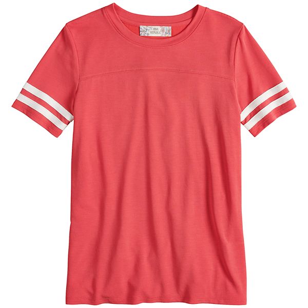 Pink republic sales varsity tee