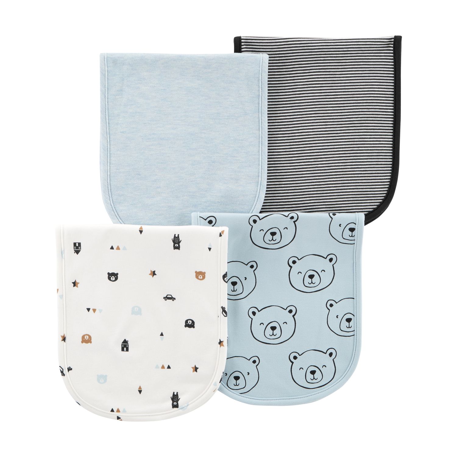 baby boy burp cloths