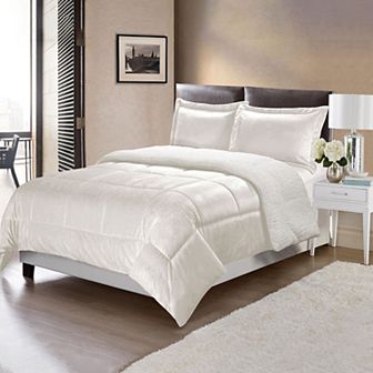 Swift Home Ultra Plush Reversible Micromink & Sherpa Fleece Comforter Set
