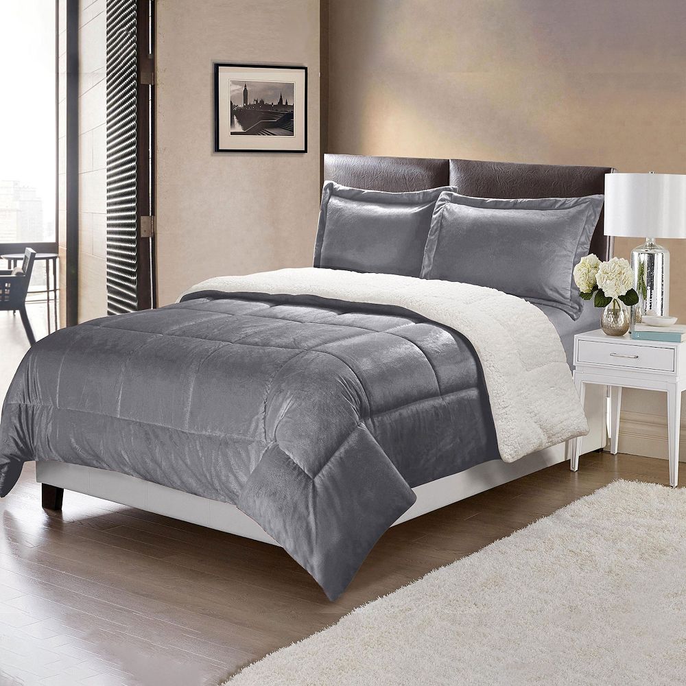Swift Home | Reversible Faux set de 2 fundas para almohada  Fall/Winter Comforter Set main image 1