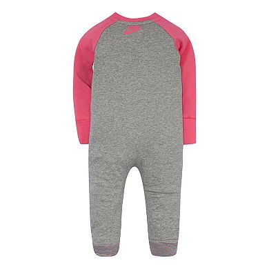 Baby Girl Nike Futura Footed Sleep & Play One Piece Pajamas