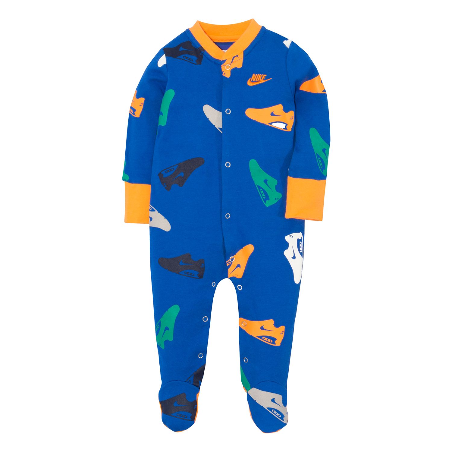 Baby Boy Nike Athletic Shoe Footed Coverall