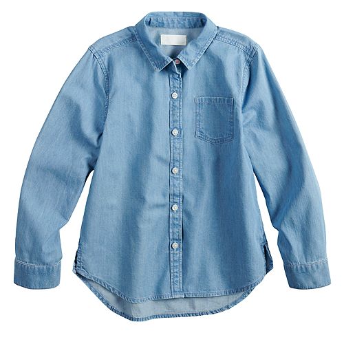 chambray shirt girls