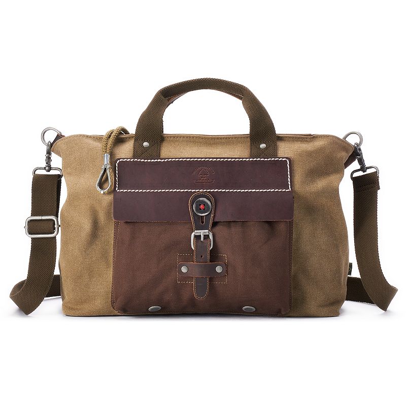The Same Direction The Hidden Woods Canvas Tote, Med Green