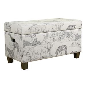 Homepop Geometric Storage Bench Kohls
