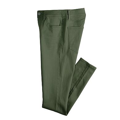 Juniors' SO® Color Low Rise Twill Jeggings