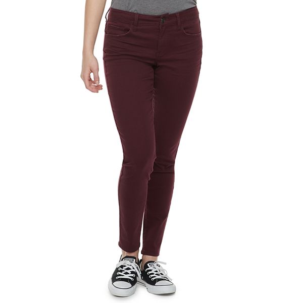 Juniors store colored jeggings