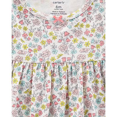 Baby Girl Carter's 2-Pack Solid & Floral Dresses