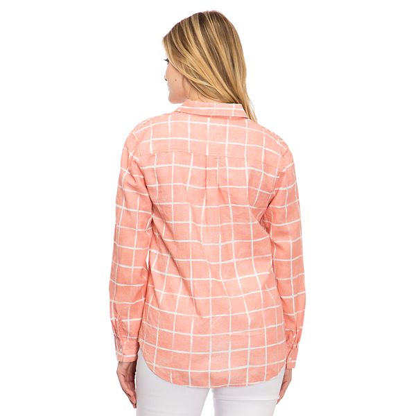 Women's IZOD Weekend LinenBlend Shirt