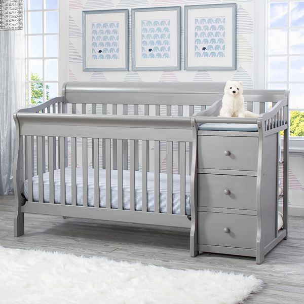 Delta crib changing outlet table combo