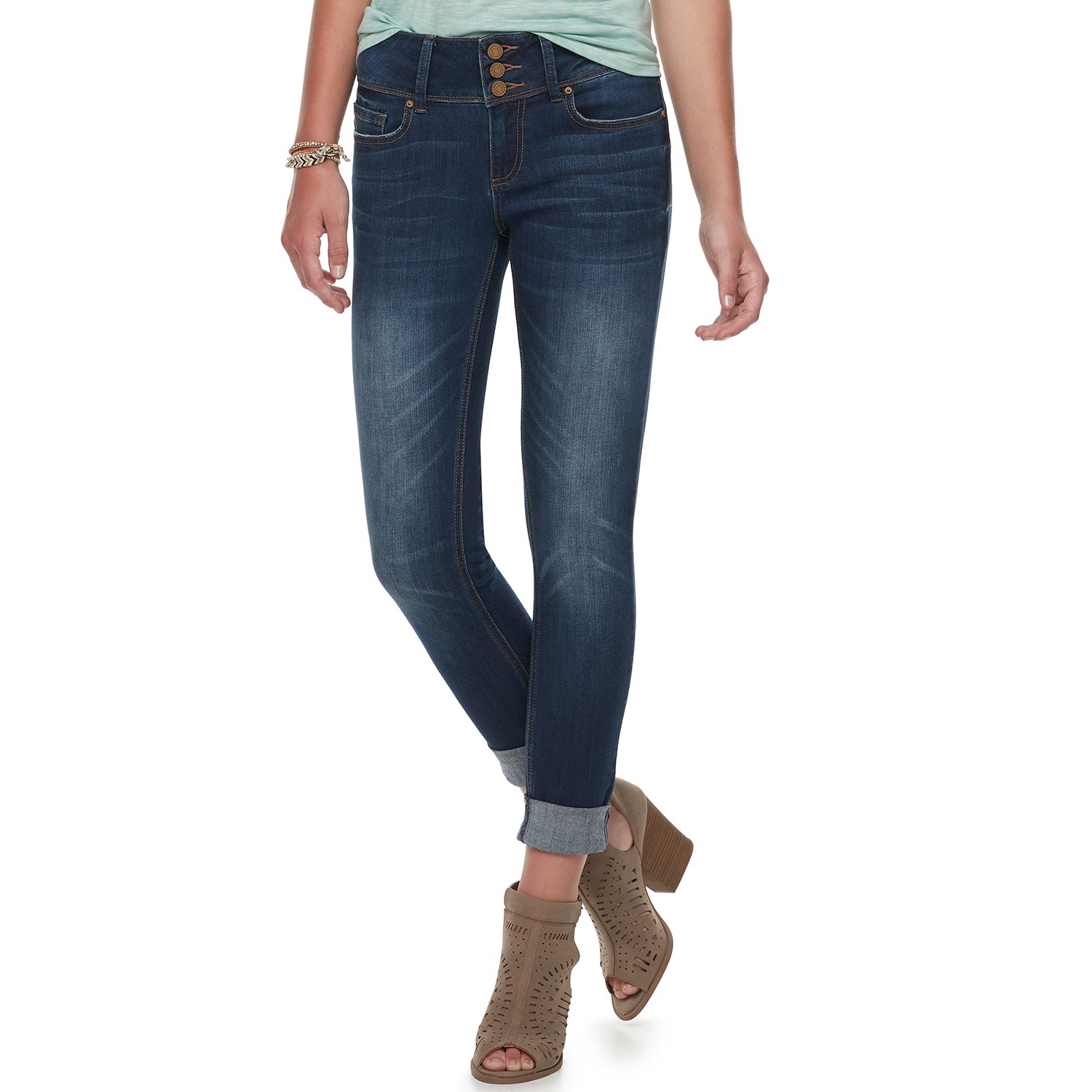 indigo rein high waisted jeans