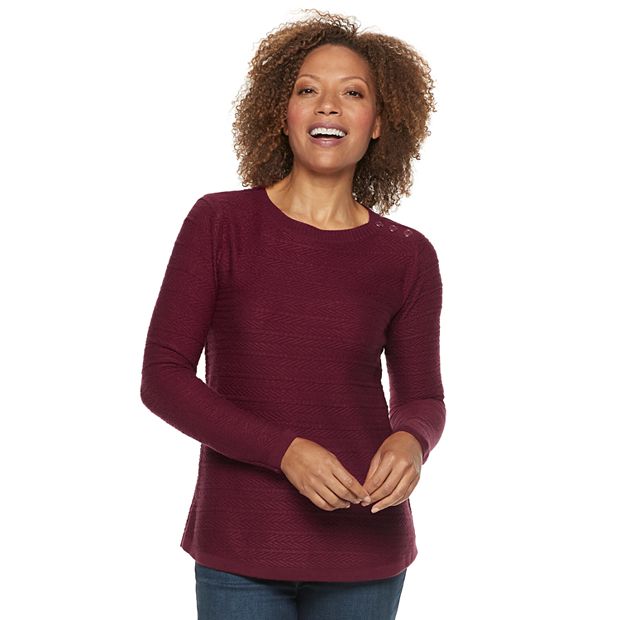 Kohls petite hotsell tops and sweaters