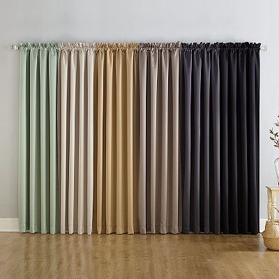 Sun zero rod Pocket Blackout Window panel, rosso, 101,6 x 213,4 cm
