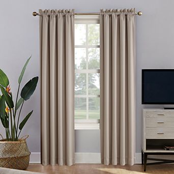 Sun Zero Oslo Theater Grade Extreme 100% Blackout Rod Pocket Curtain Panel