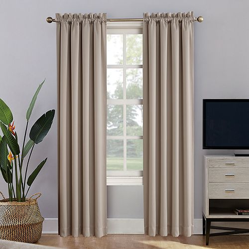 Sun Zero Blackout 1-Panel Norway Theater Grade Window Curtain