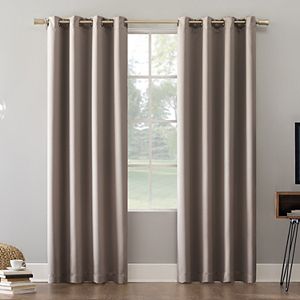 48 x 84 918 Montego Casual Textured Grommet Curtain Panel No White