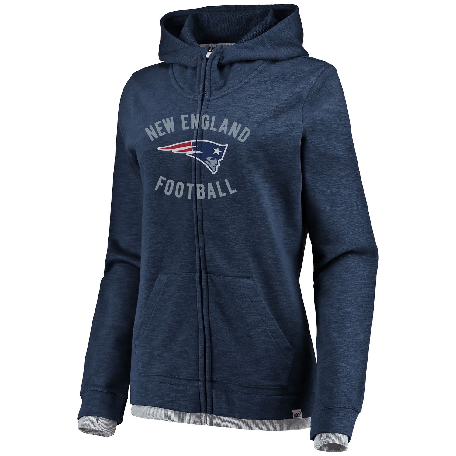 womens patriots zip up hoodie