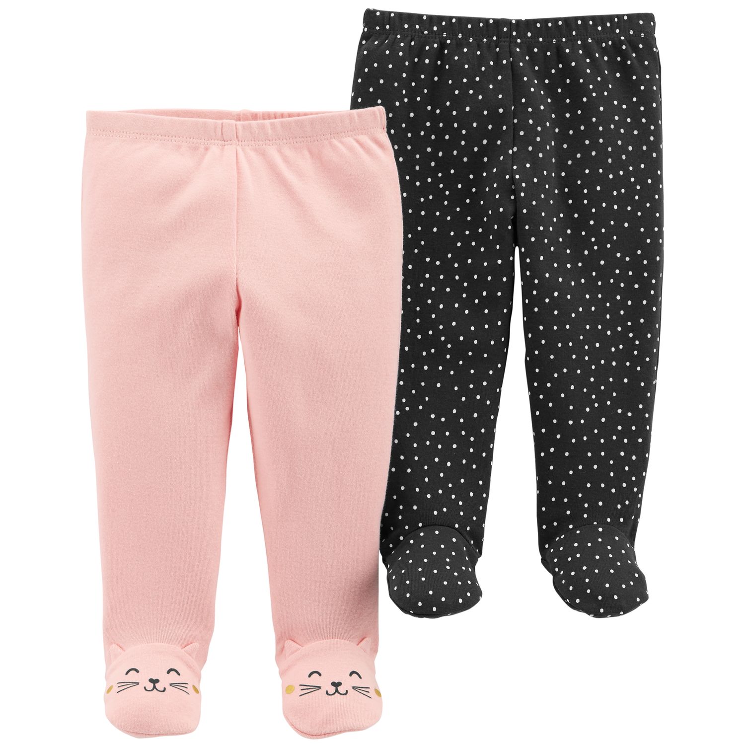 baby girl footed pants