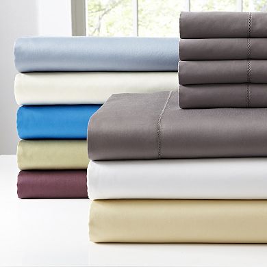 Pointehaven 410 Thread Count Cotton 6-piece Sheet Set